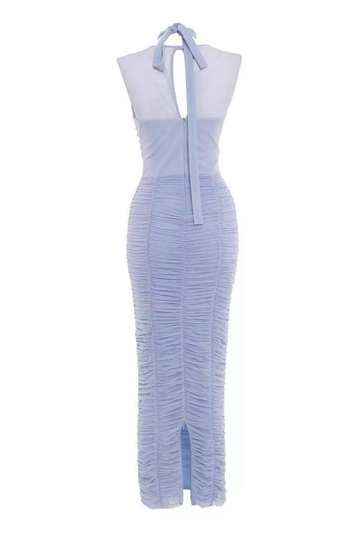 FRV Blue tulle sleeveless midi dress - Ibbenbüren