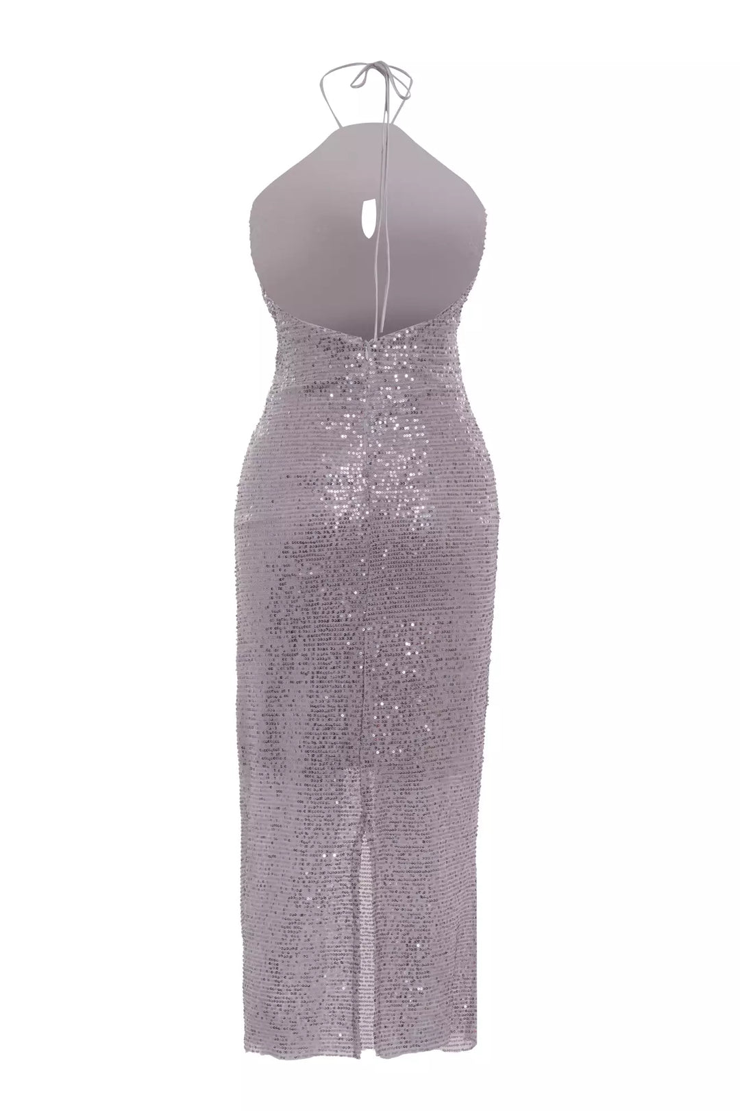 FRV Silver stamp sequins sleeveless midi dress - Sunderland