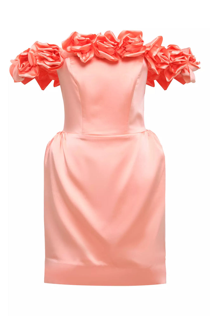 FRV Printed satin sleeveless mini dress - Saint Albans