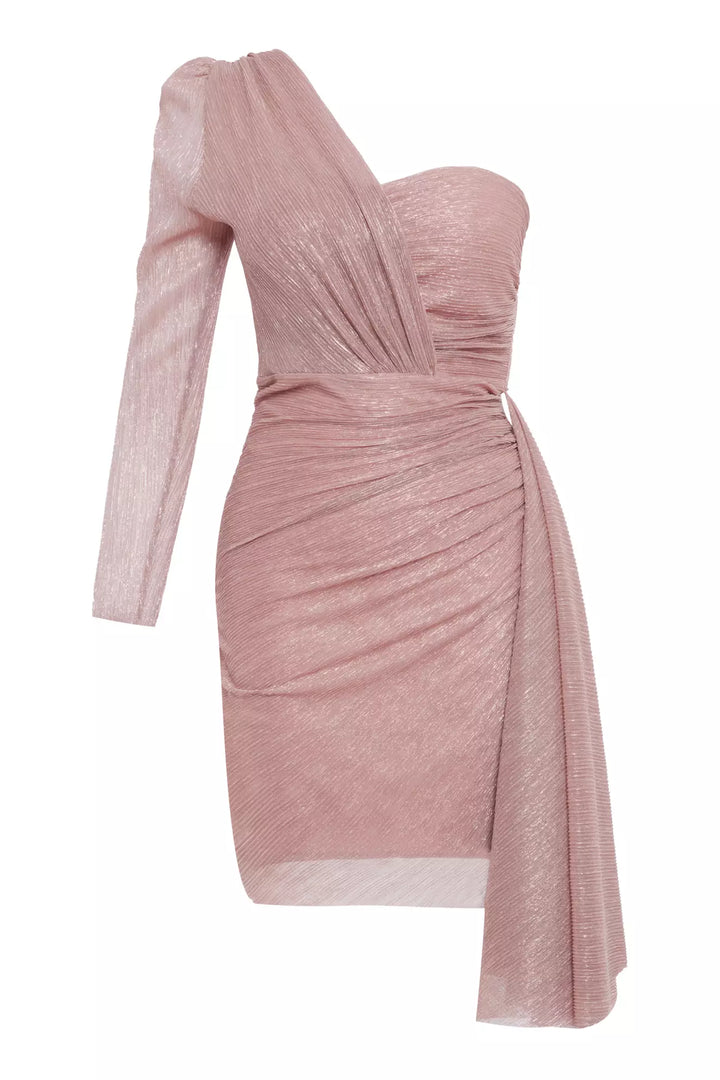 FRV Blush moonlight single sleeve mini dress - Hicksville