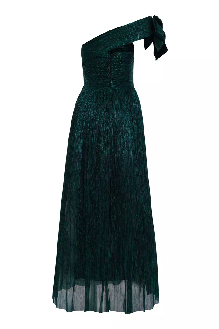 FRV Green moonlight single sleeve long dress - Loulé