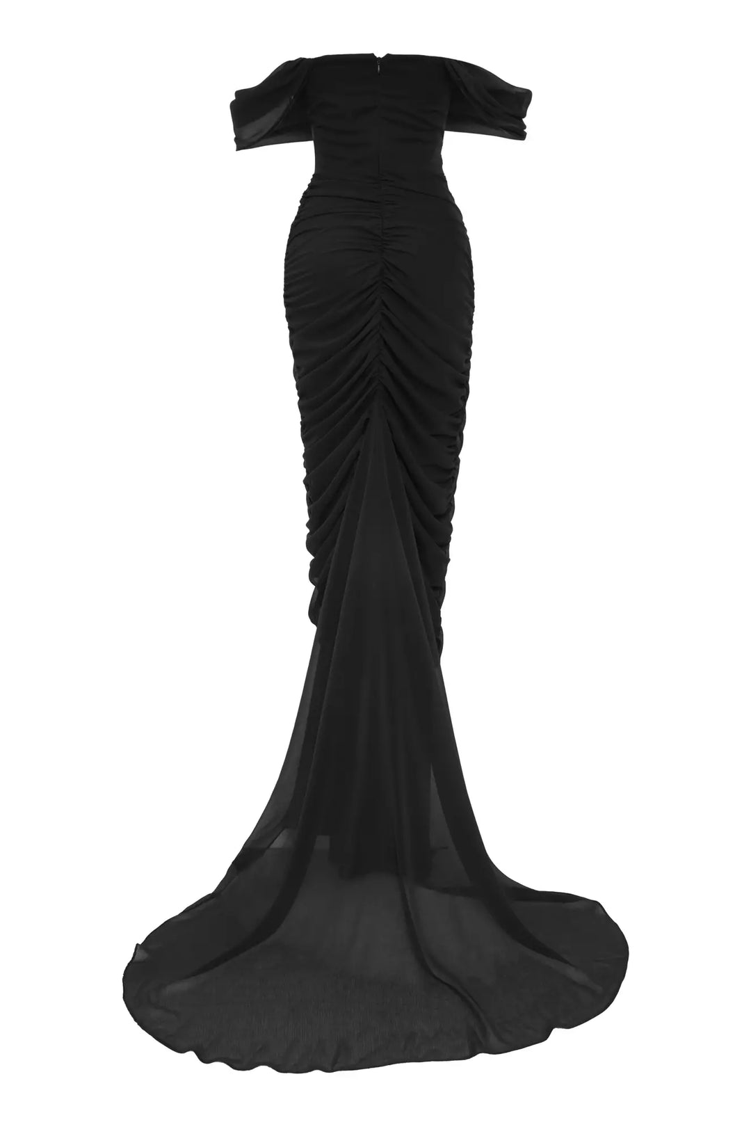 FRV Black chiffon sleeveless long dress - Richmond