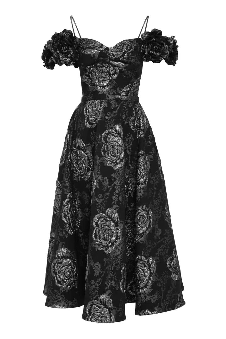 FRV Silver jakar sleeveless maxi dress - Pervomaisk