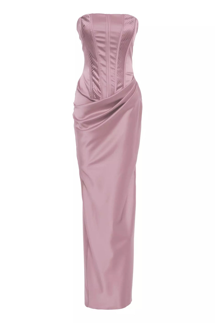 FRV Blush satin strapless long dress - Lisburn