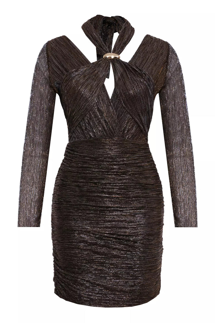 FRV Copper moonlight sleeveless mini dress - Murfreesboro