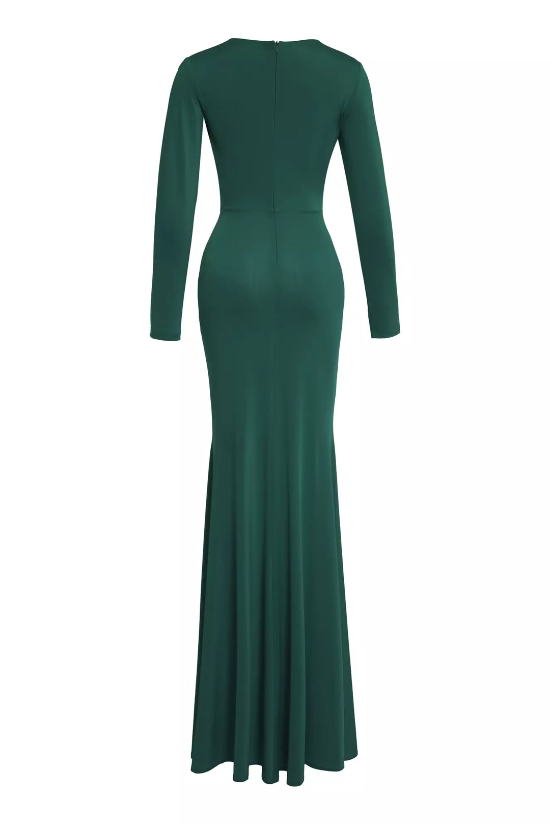 FRV Green knitted long sleeve long dress - Macerata