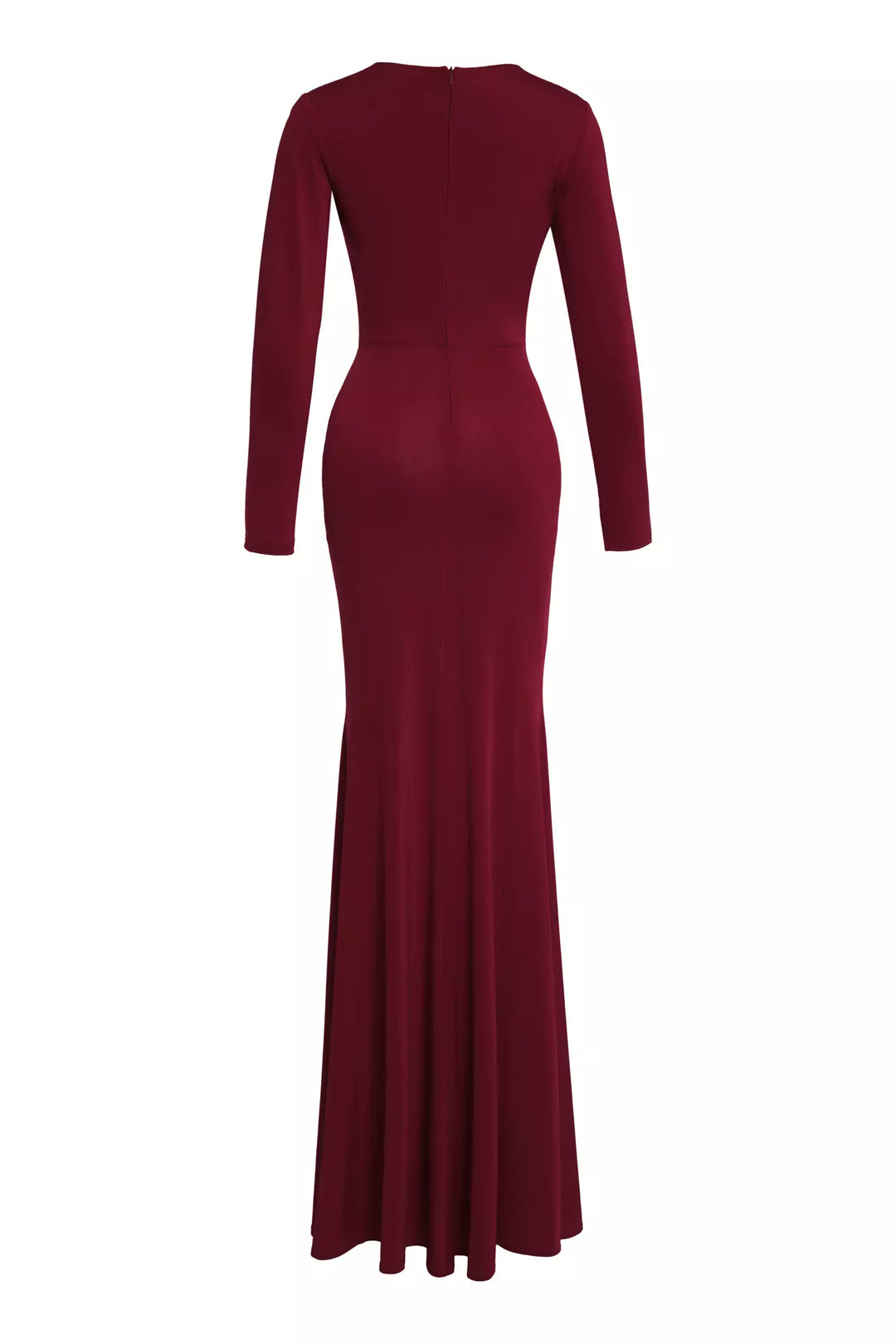 FRV Maroon knitted long sleeve long dress - Newark