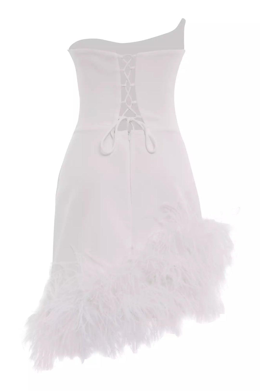 FRV White crepe sleeveless mini dress - Don Benito