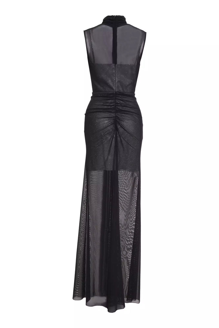 FRV Silver tulle sleeveless long dress - Nijkerk
