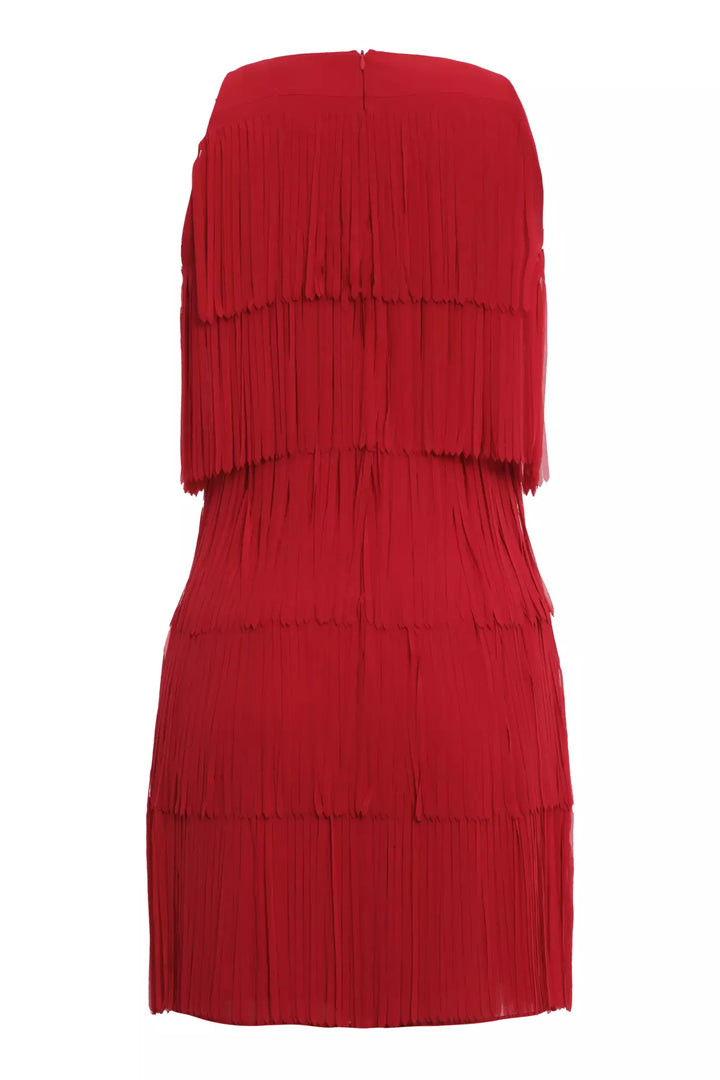 FRV Red chiffon sleeveless mini dress - Elizabethtown