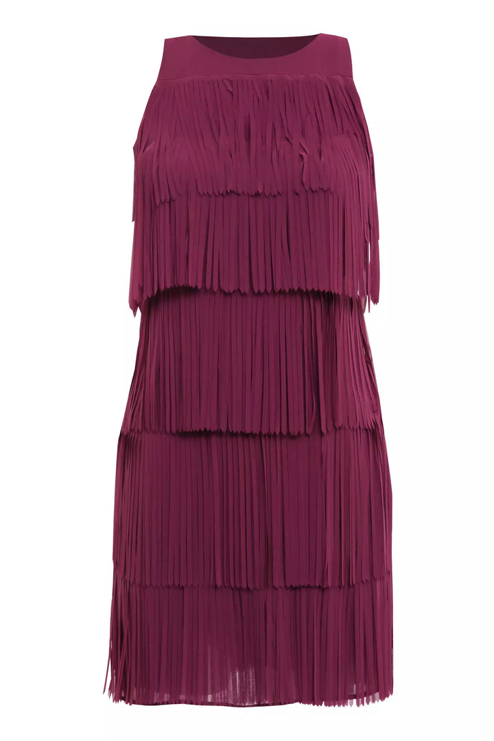 FRV Plum chiffon sleeveless mini dress - Lille