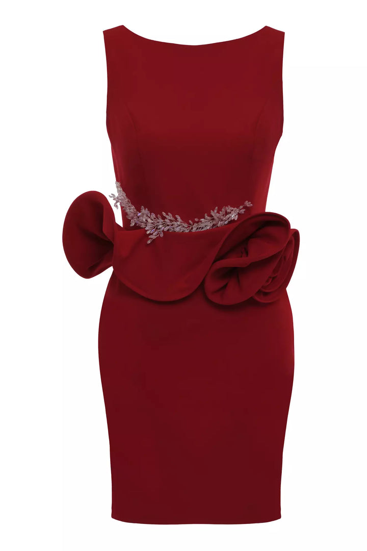 FRV Red crepe sleeveless mini dress - Plymouth