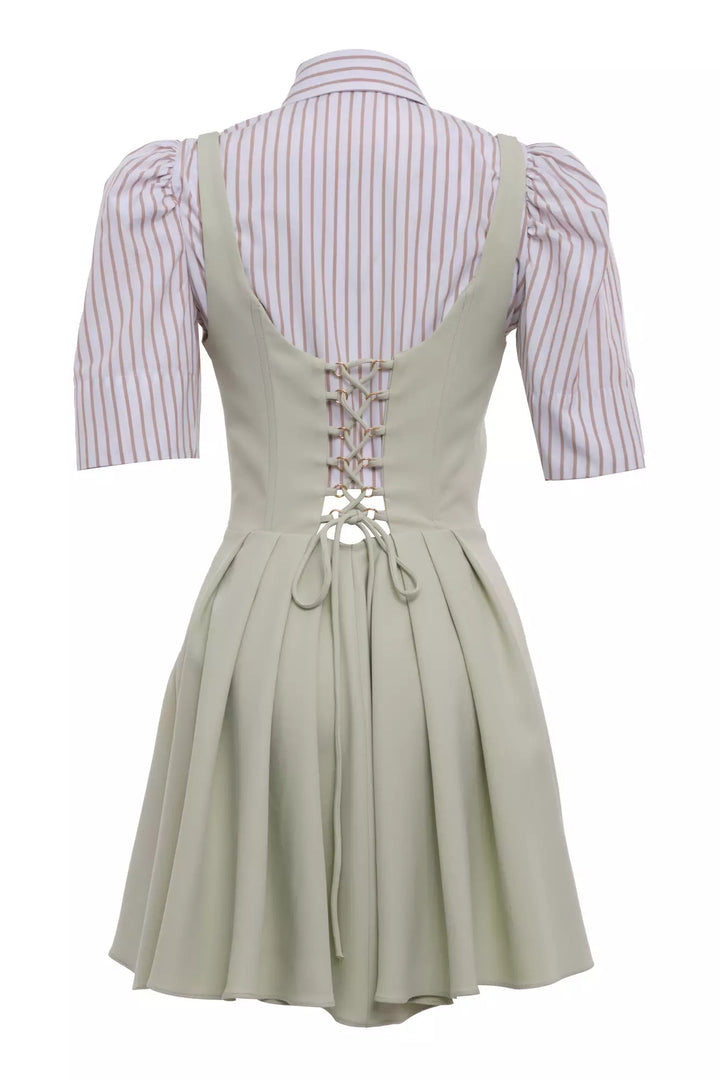 FRV Mint green crepe short sleeve mini dress - Palmerston North