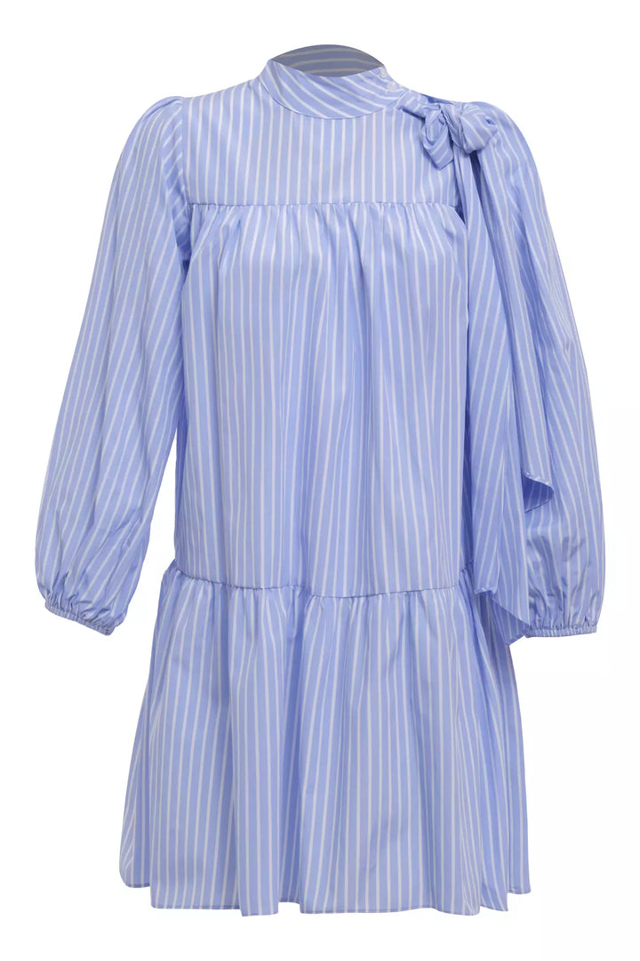 FRV Blue poplin long sleeve mini dress - Lafayette