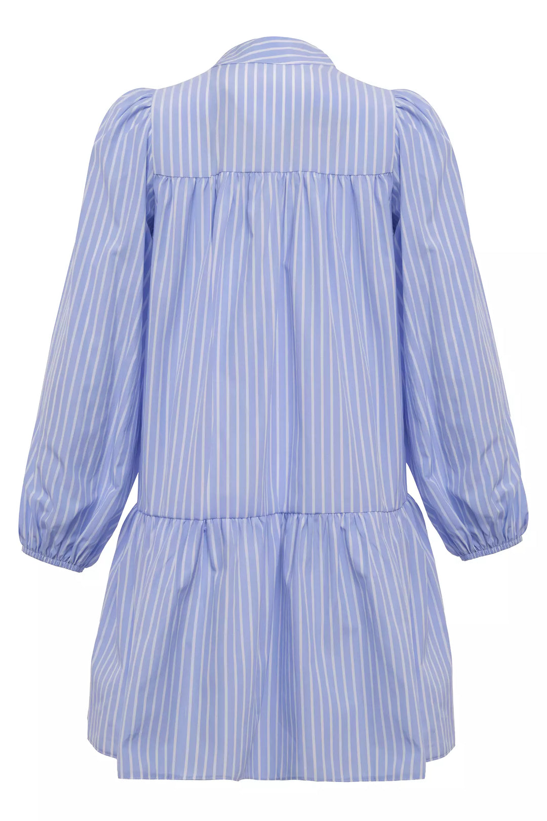 FRV Blue poplin long sleeve mini dress - Lafayette