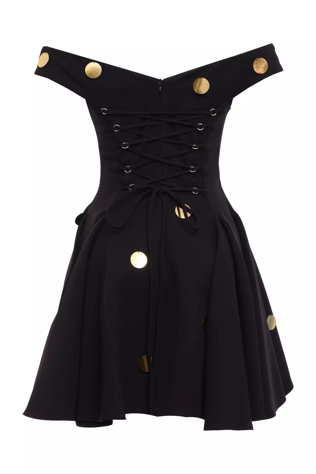 FRV Black crepe sleeveless mini dress - Coacalco