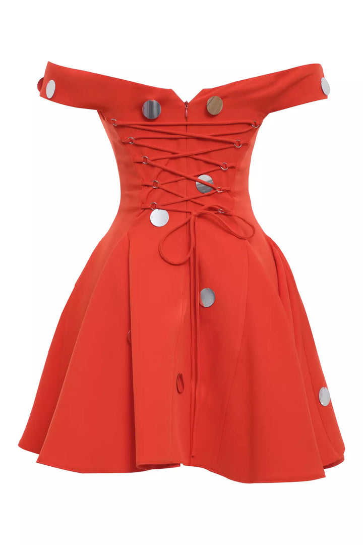 FRV Latte crepe sleeveless mini dress - Výronas