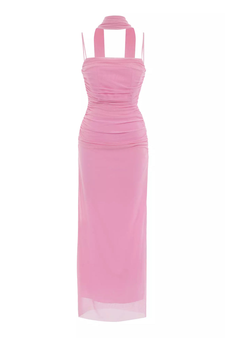 FRV Pink tulle sleeveless long dress - Carpentersville