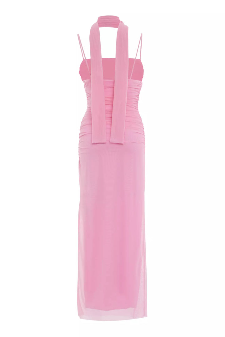 FRV Pink tulle sleeveless long dress - Carpentersville