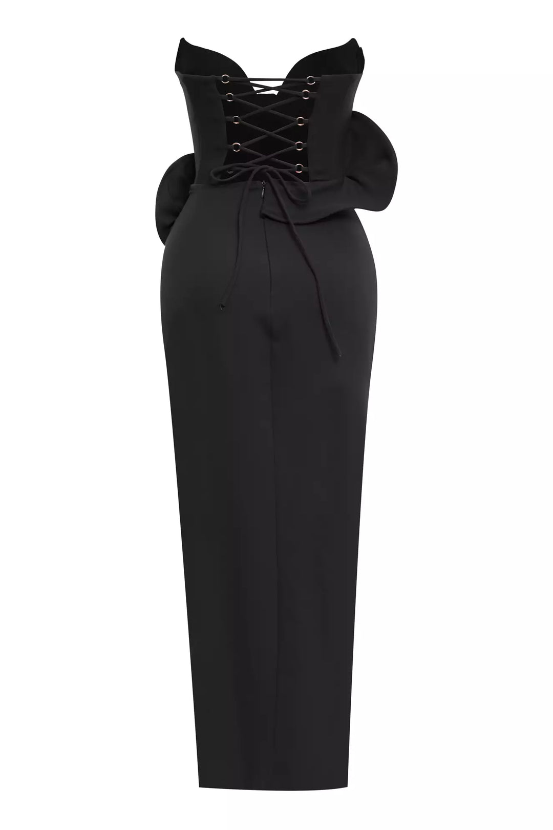 FRV Black crepe sleeveless midi dress - Clarksville