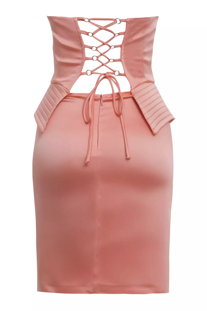 FRV Printed satin sleeveless mini dress - Flensburg