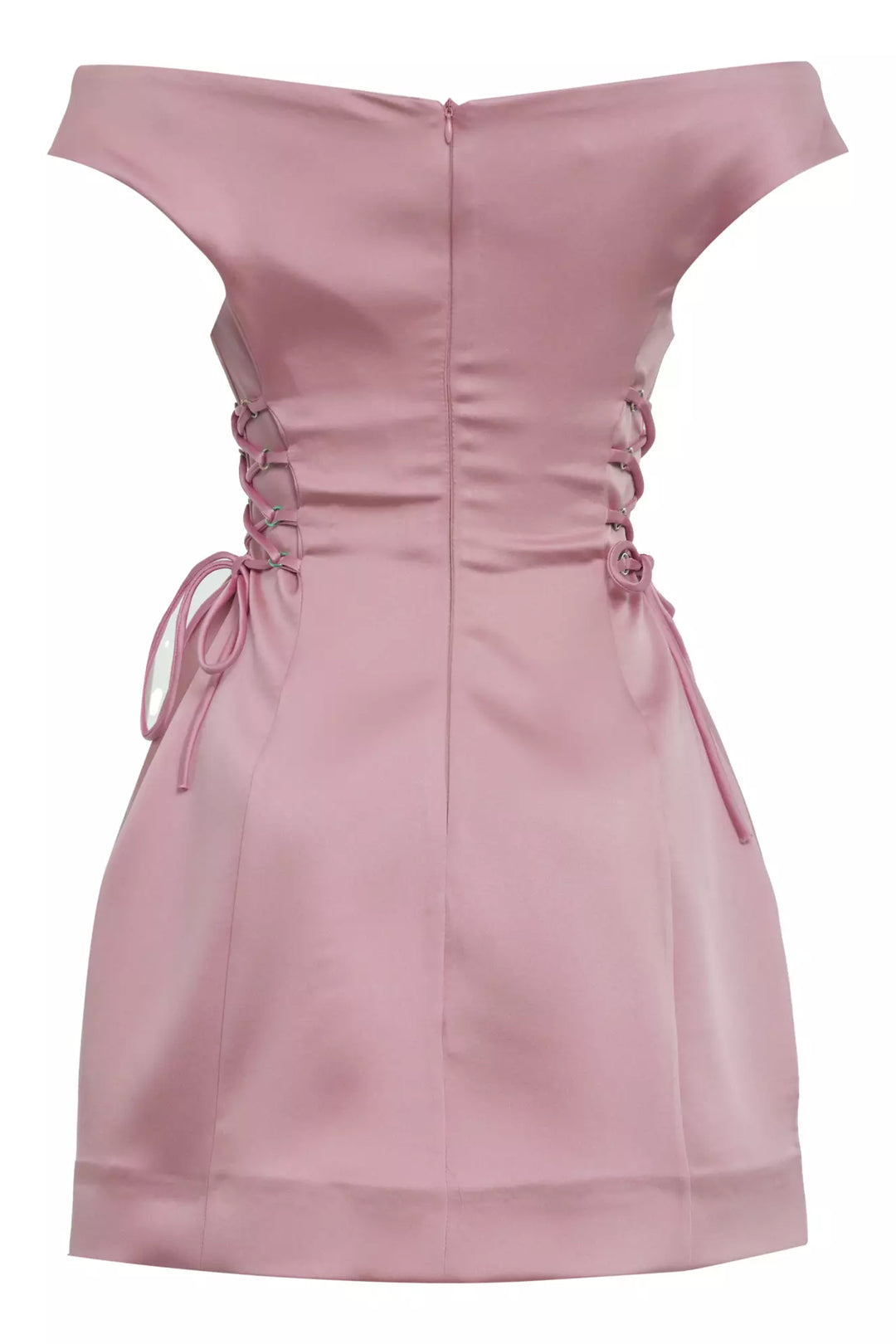 FRV Blush satin short sleeve mini dress - Butte