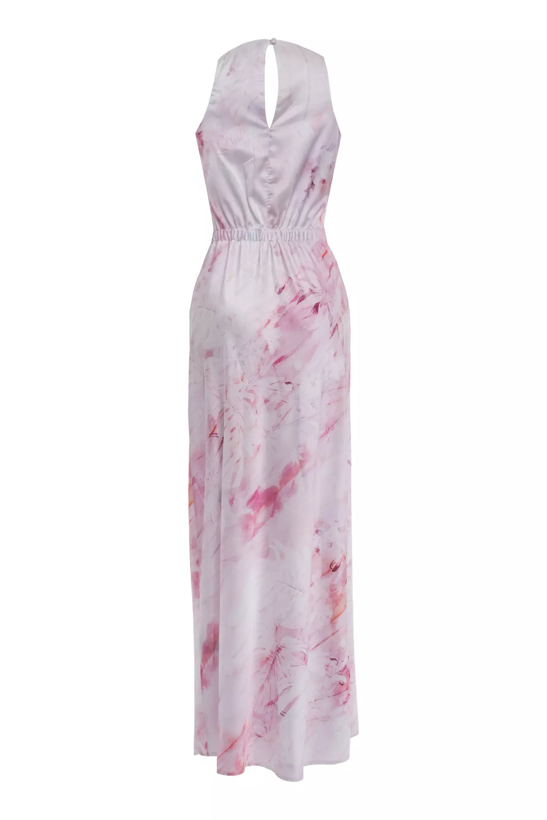 FRV Printed satin sleeveless long dress - Alcobendas