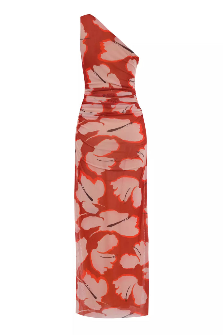 FRV tulle single sleeve long dress - Iguala de la Independencia