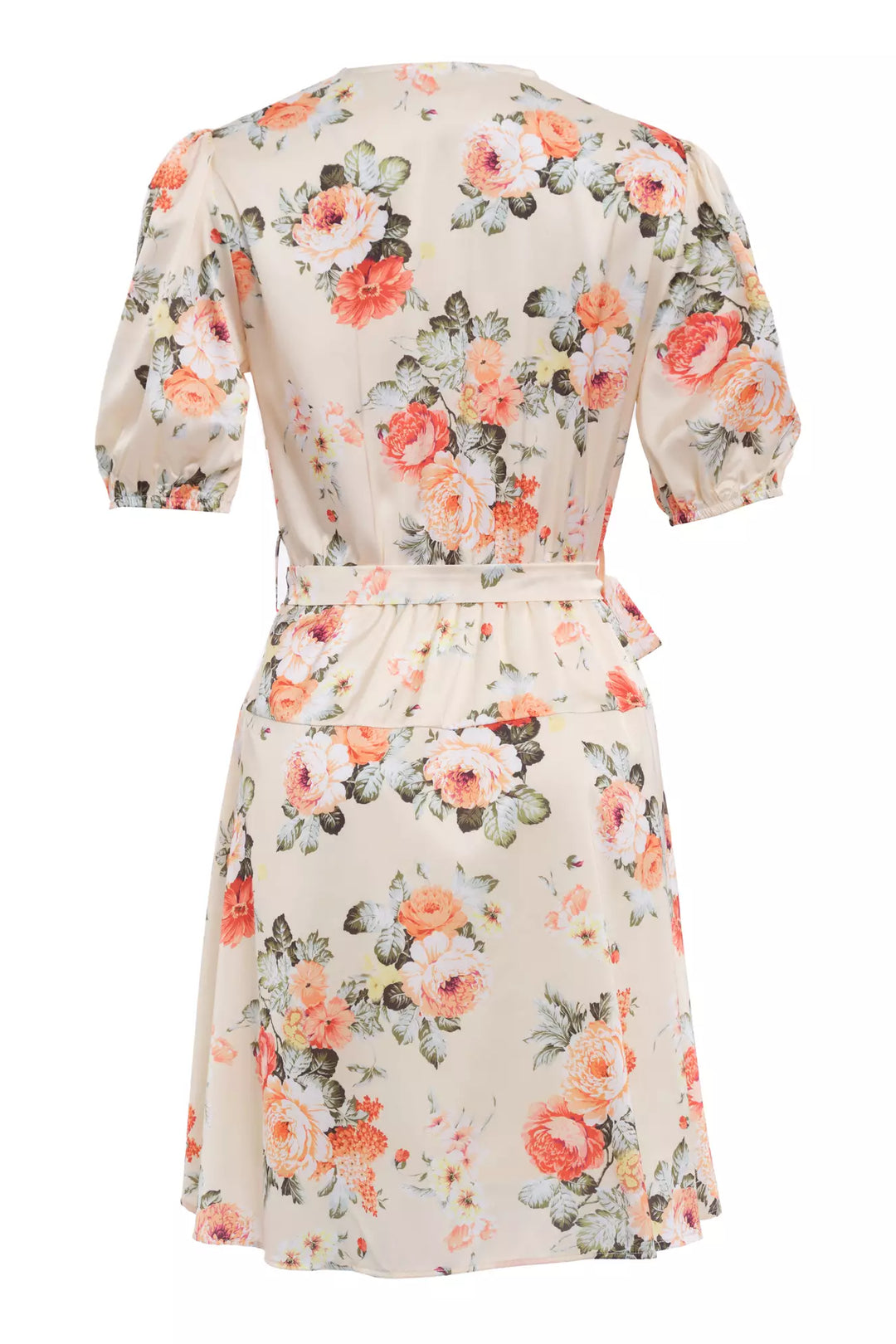 FRV Printed satin short sleeve mini dress - Hamburg