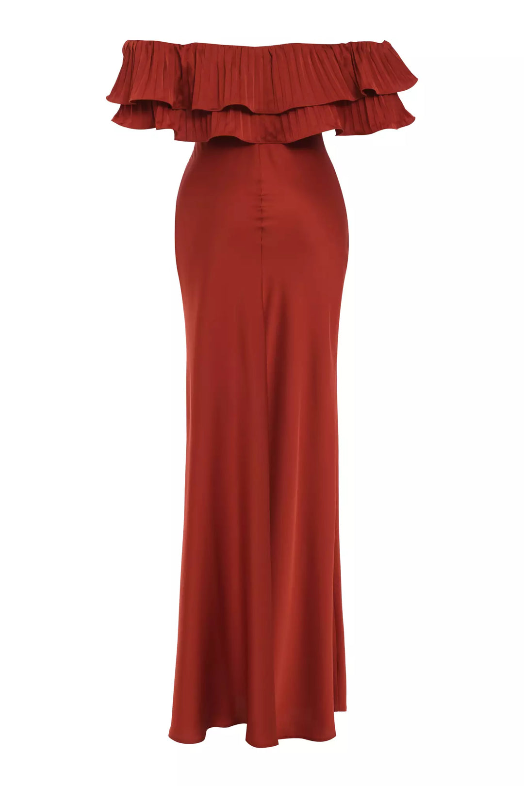 FRV Brick satin strapless long dress - Eberswalde