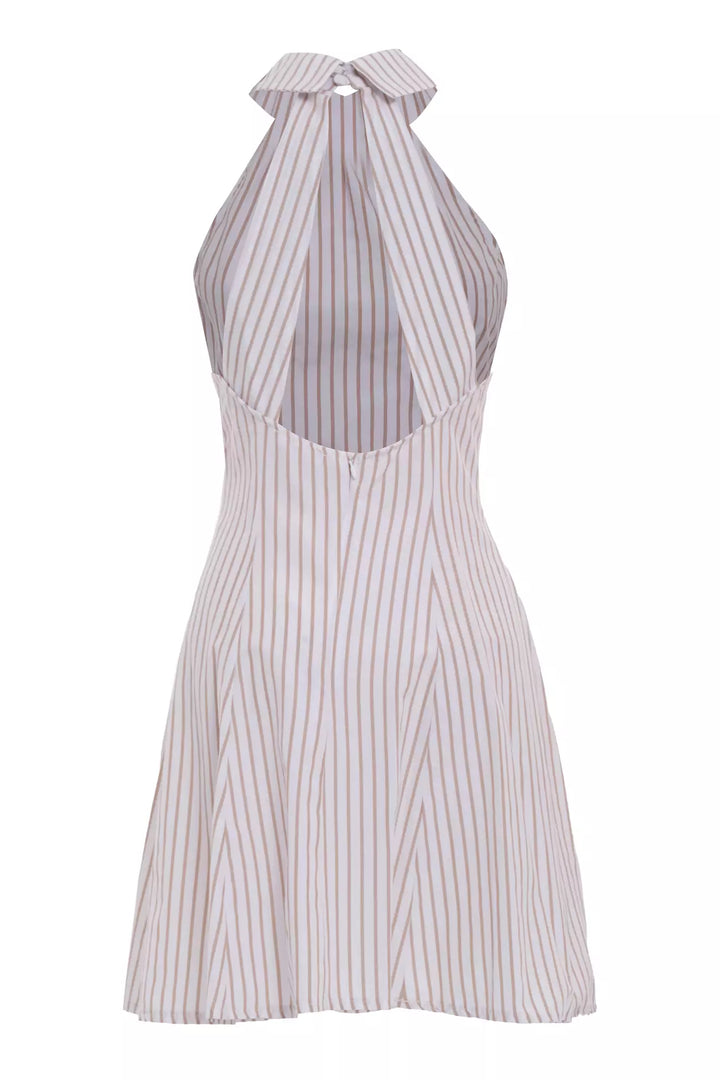 FRV Beige poplin sleeveless mini dress - Piatra Neamţ