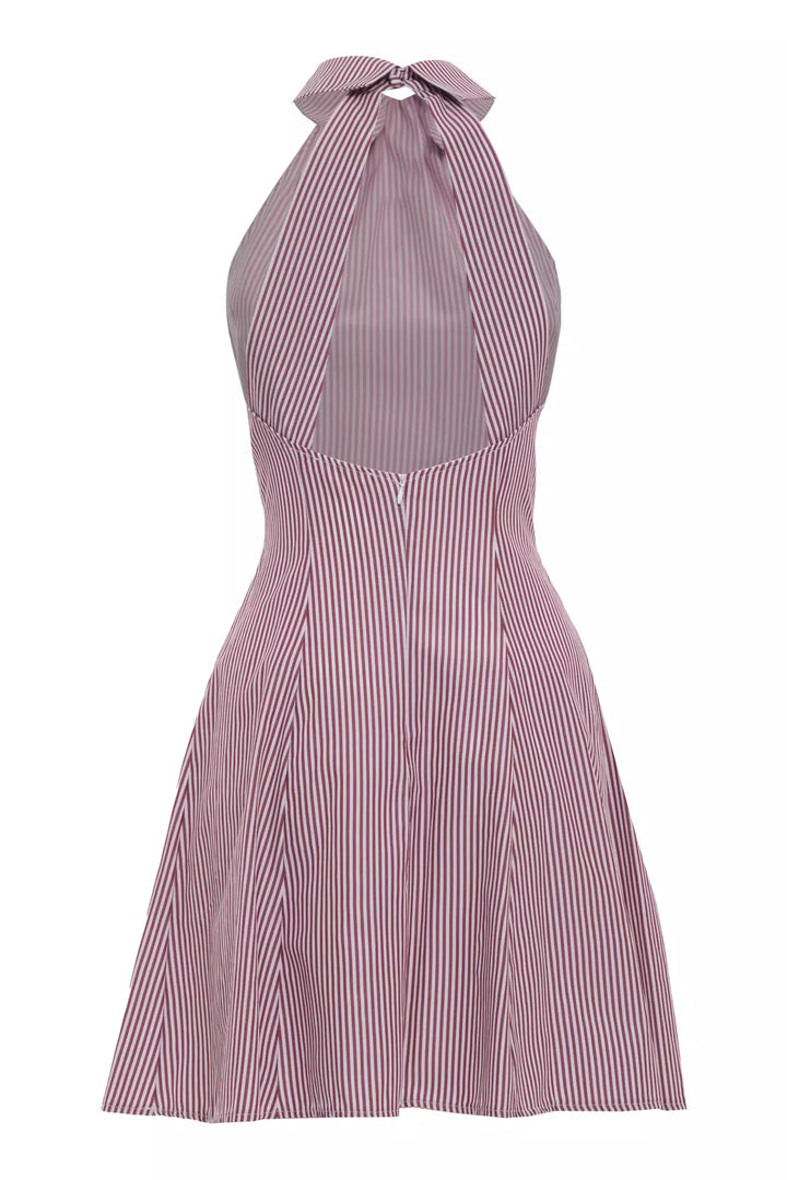 FRV Maroon poplin sleeveless mini dress - Hobbs