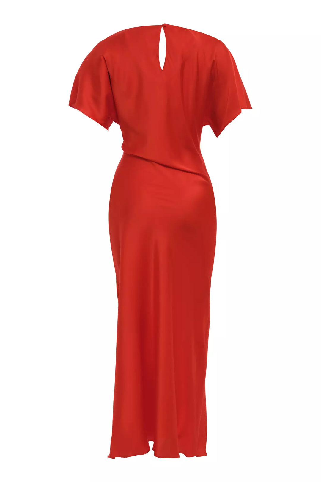 FRV Latte satin short sleeve long dress - Cologno Monzese
