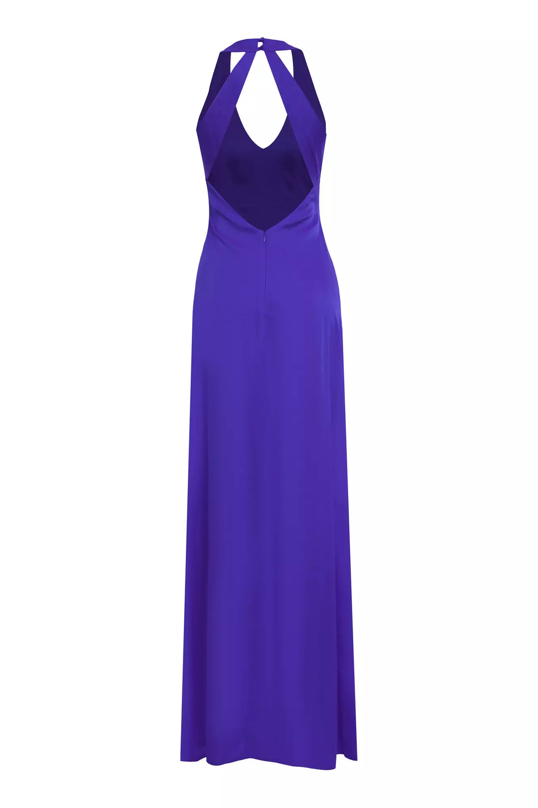 FRV Purple satin sleeveless long dress - Voluntari