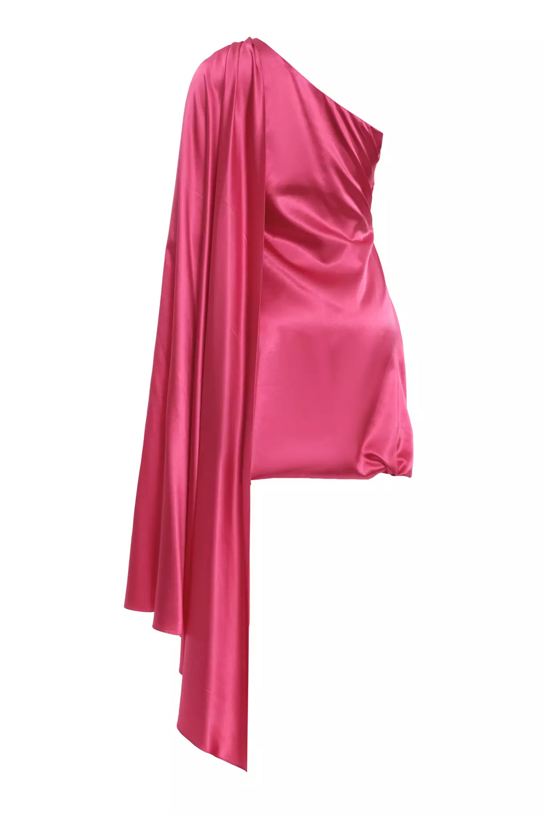 FRV Fuchsia satin single sleeve mini dress - Zwickau