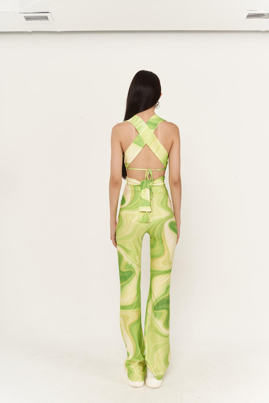 HLLY Women Malrose Pants Green - Manacor