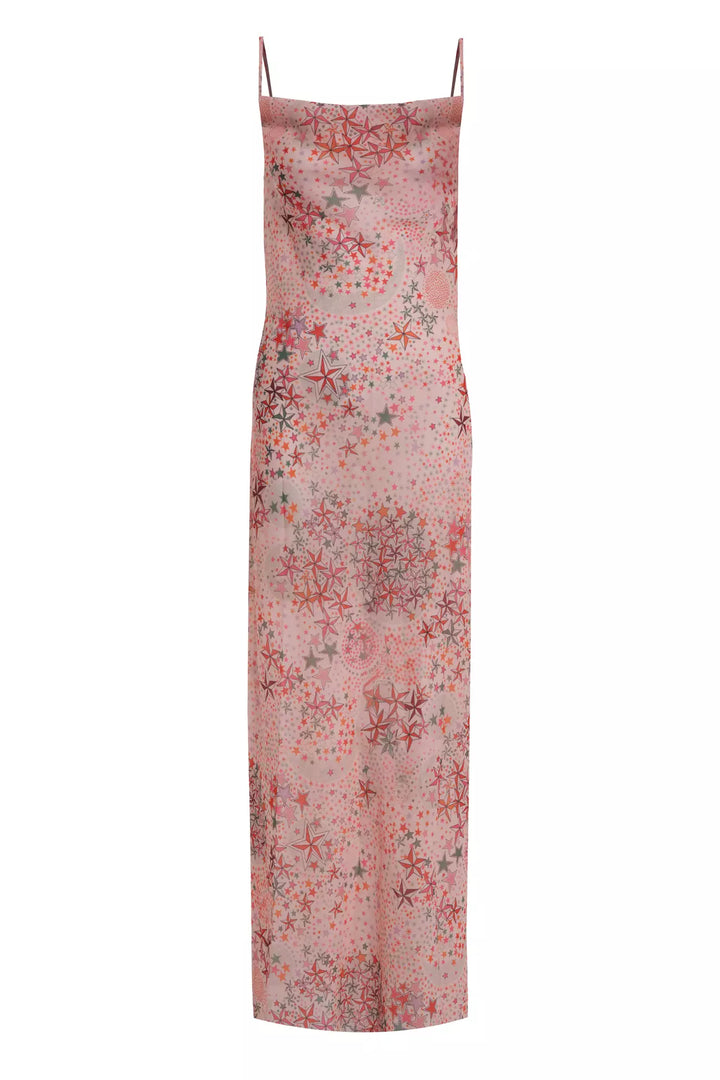 FRV chiffon short sleeve long dress - Barking