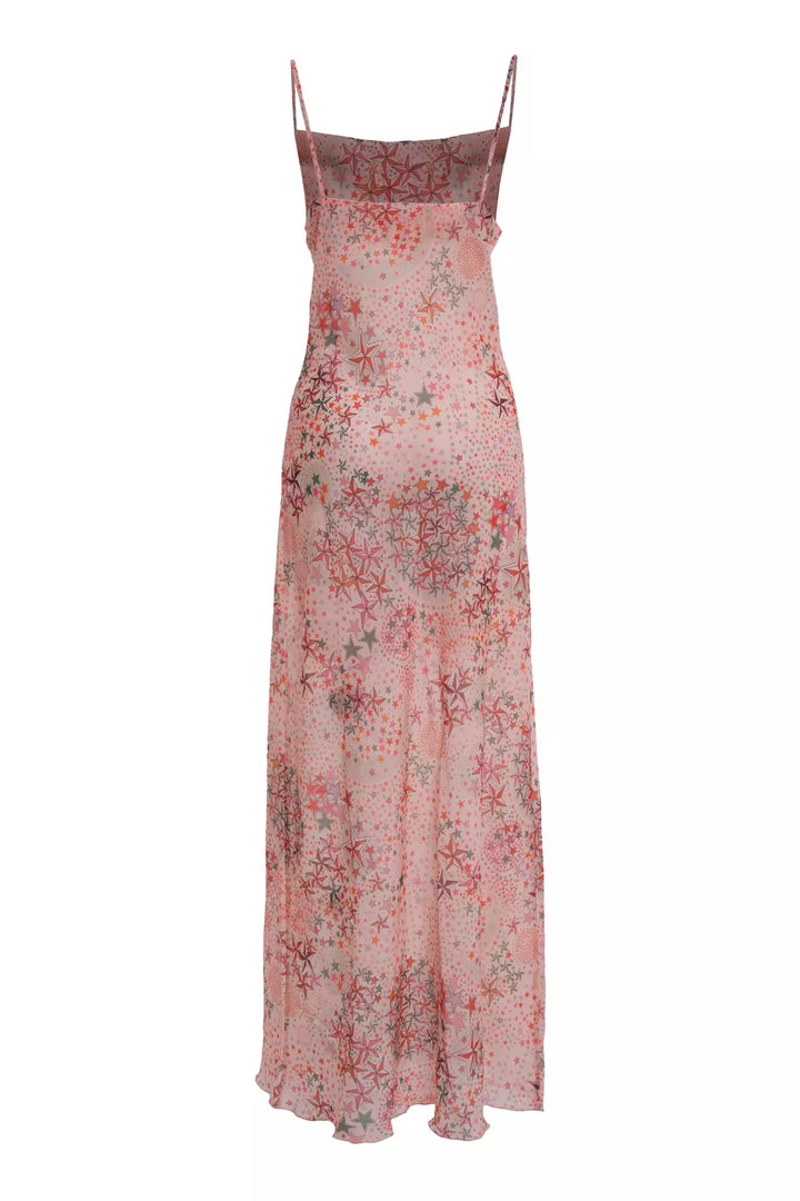 FRV chiffon short sleeve long dress - Barking