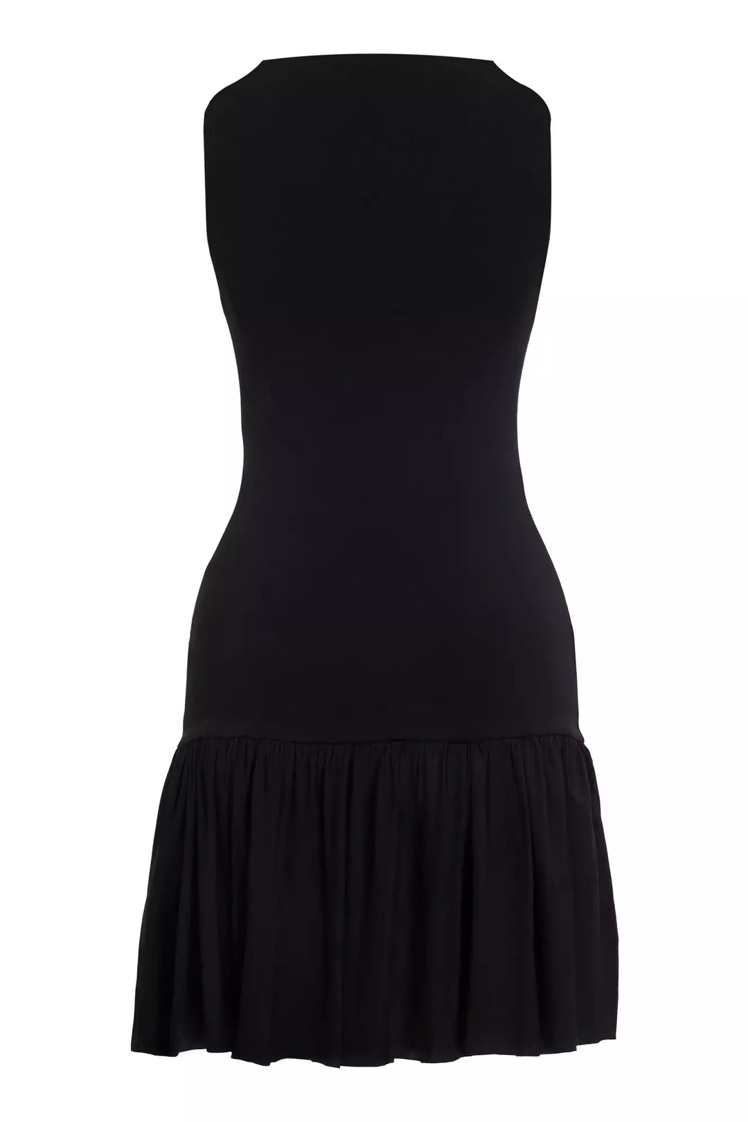 FRV Black knitted sleeveless mini dress - Blainville