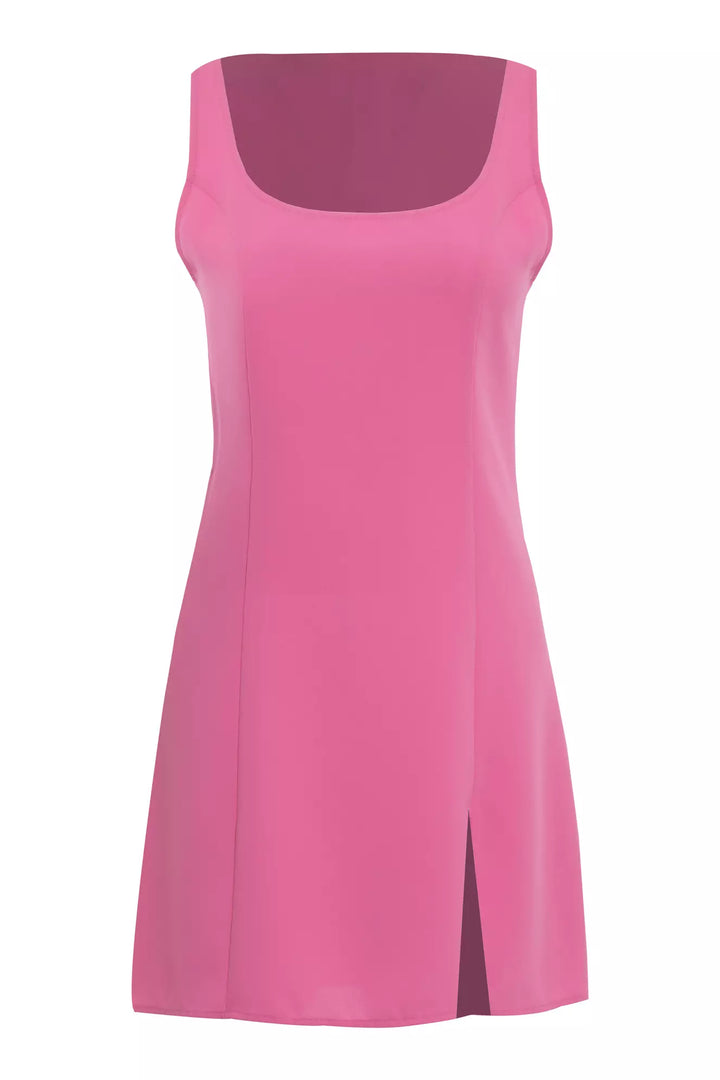 FRV Pink crepe sleeveless mini dress - Visalia