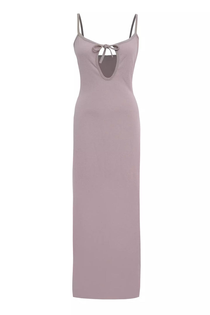 FRV Printed knitted sleeveless long dress - Romny