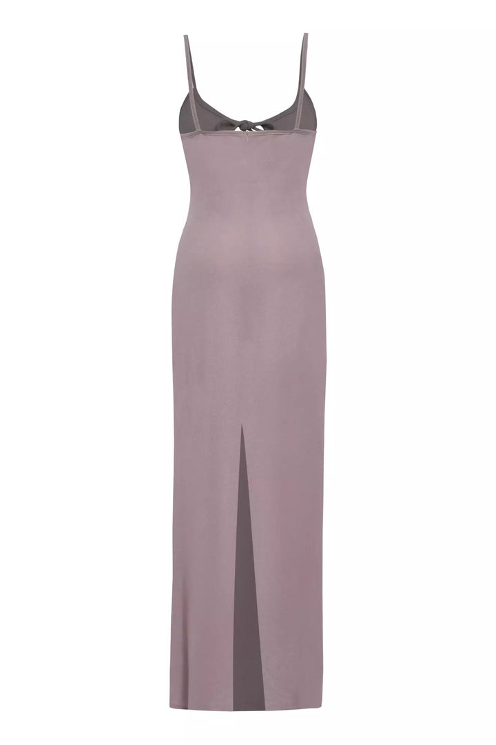 FRV Printed knitted sleeveless long dress - Romny