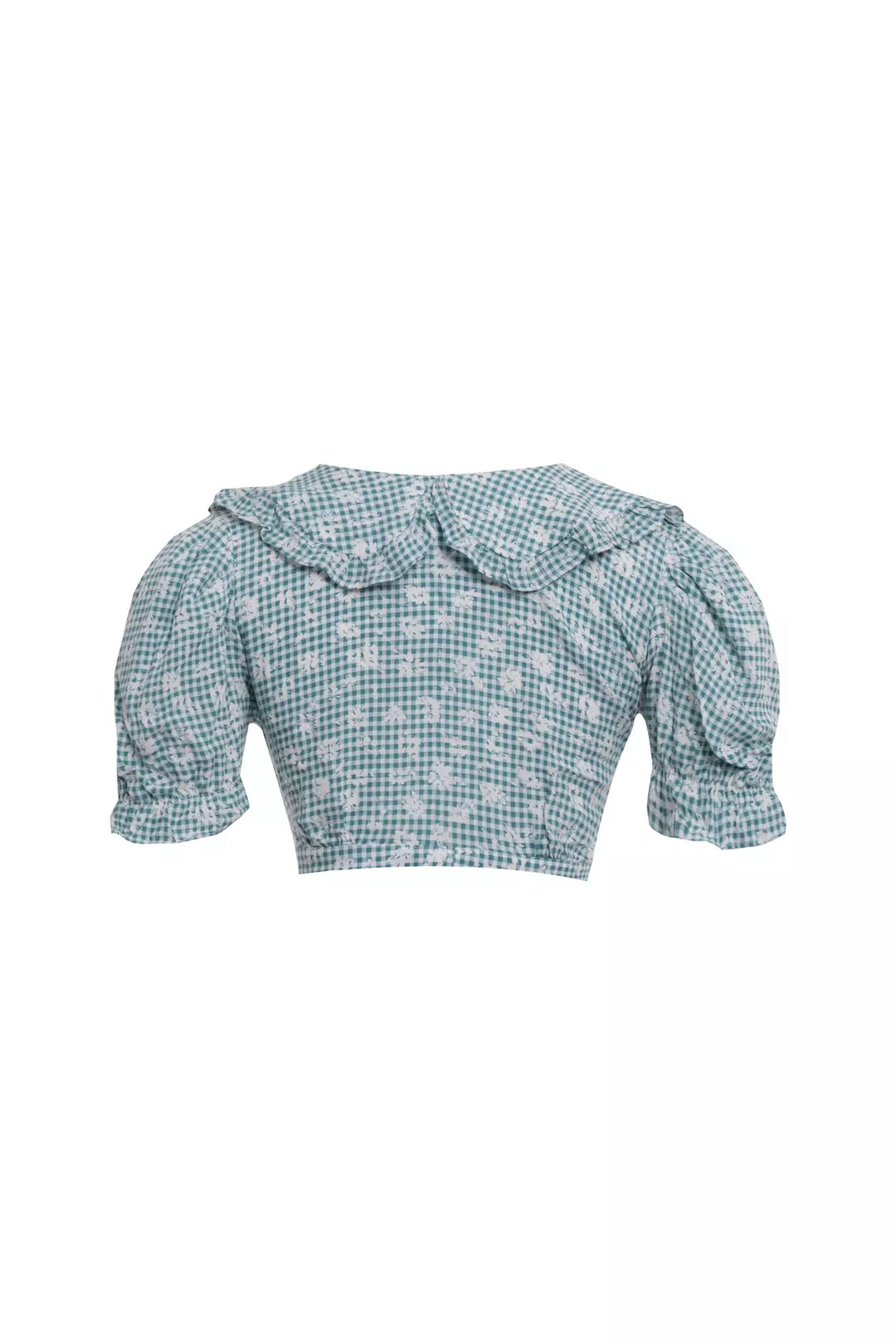 FRV poplin short sleeve mini crop top - Syracuse
