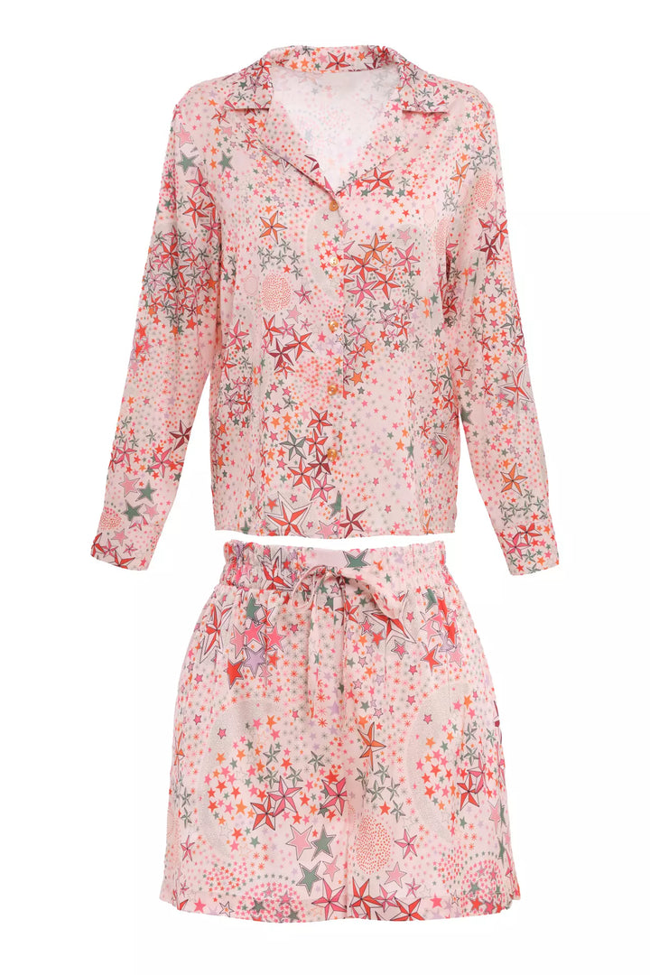 FRV satin long sleeve mini set - Amarillo