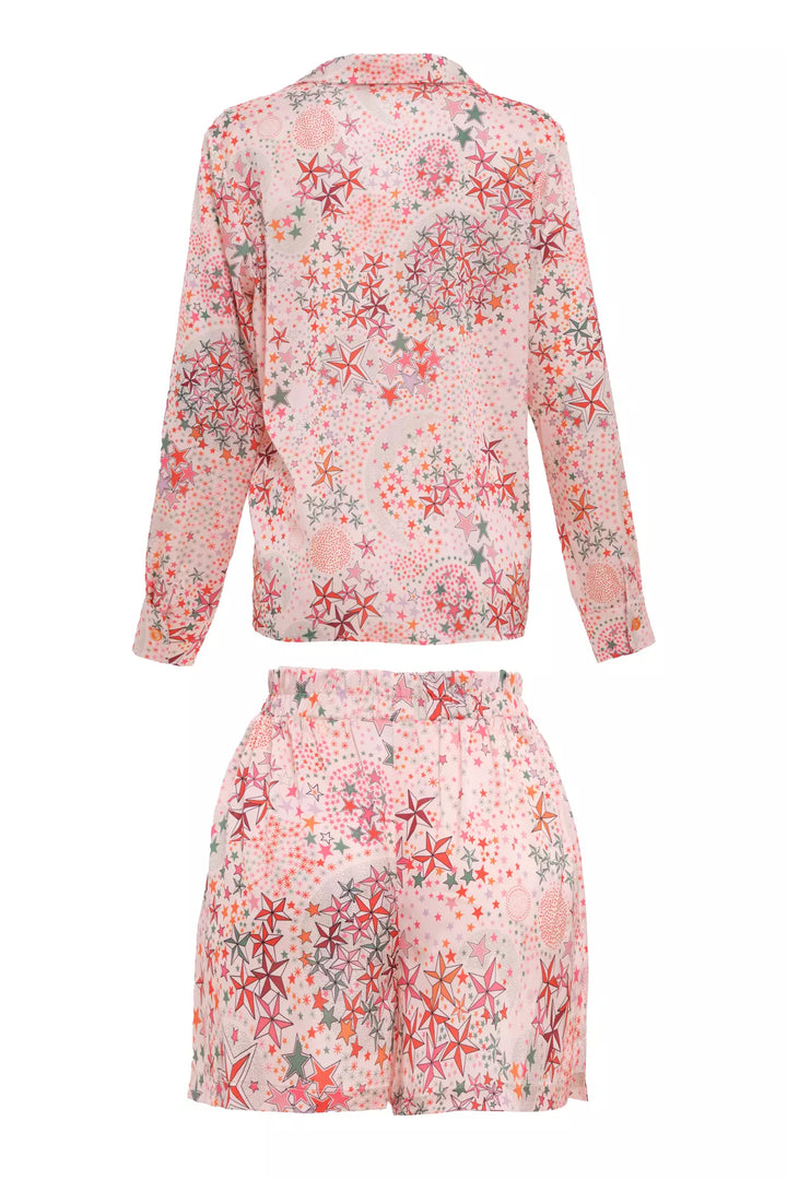 FRV satin long sleeve mini set - Amarillo