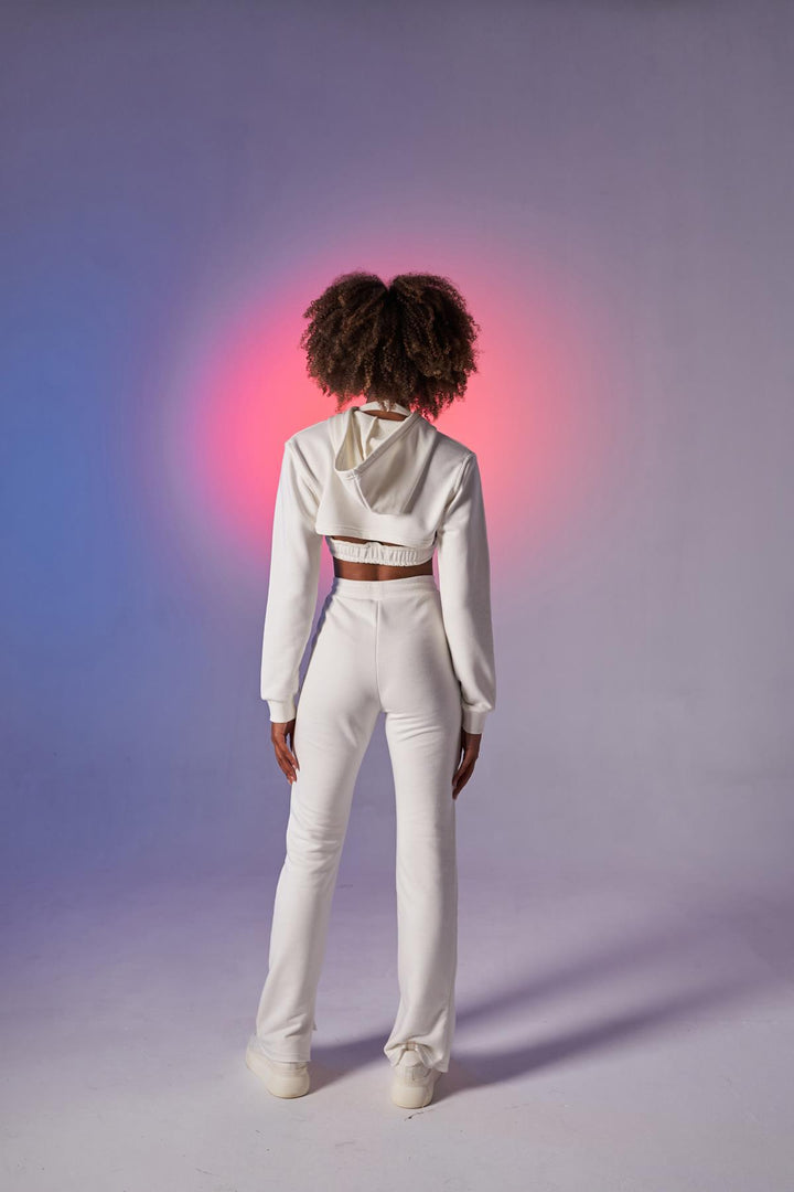 HLLY Women Olly Sweat أبيض - فلوريسانت