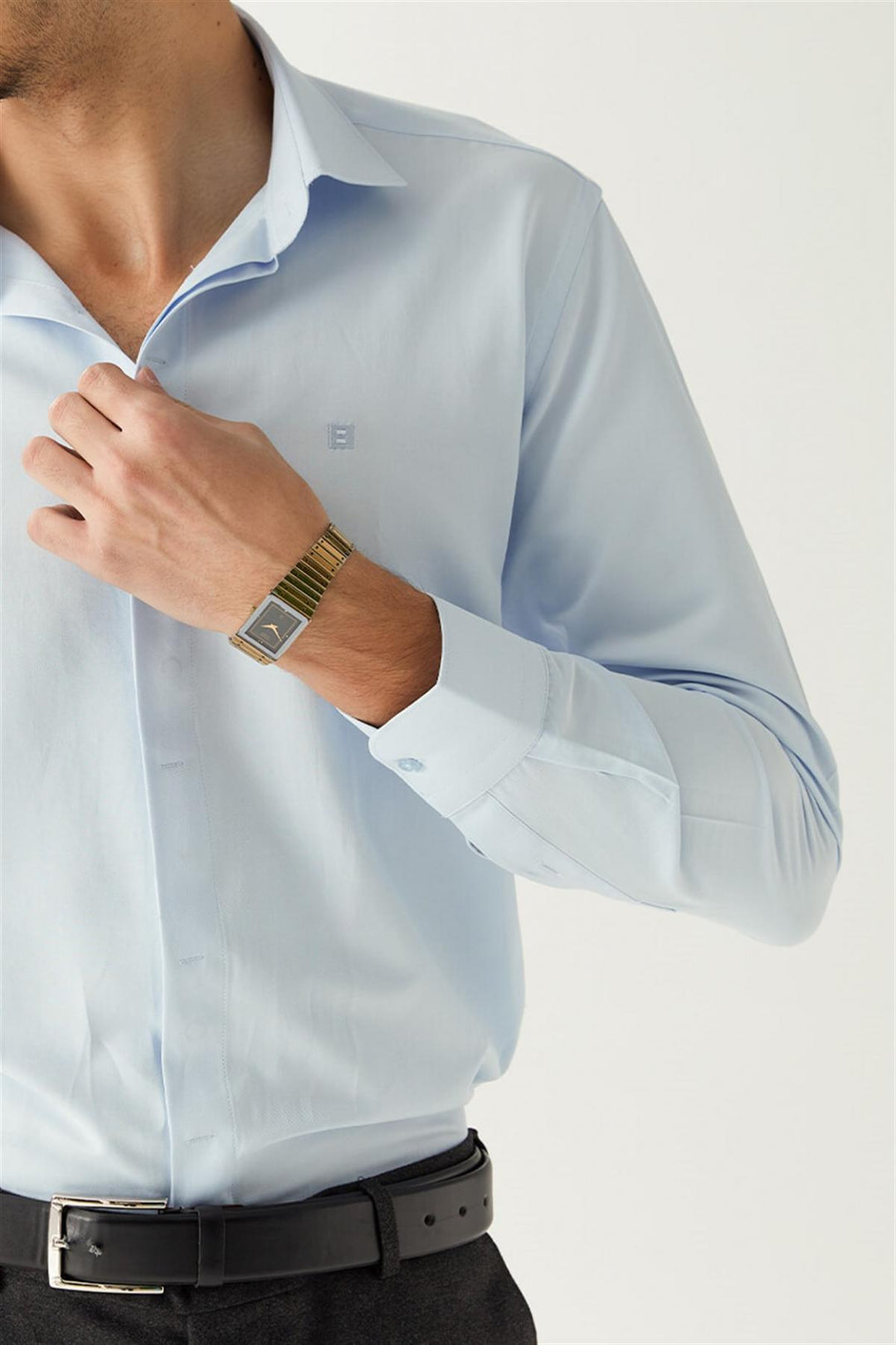 MPL Men's Long Sleeve Satin Shirt 2097 - Richmond