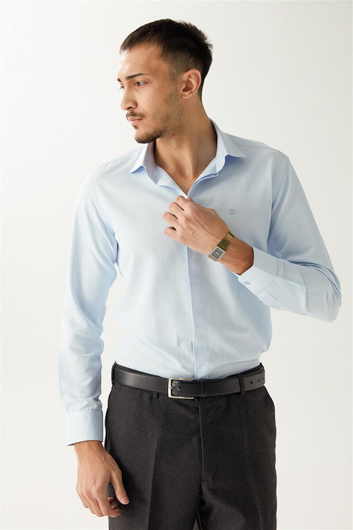 MPL Men's Long Sleeve Satin Shirt 2097 - Richmond