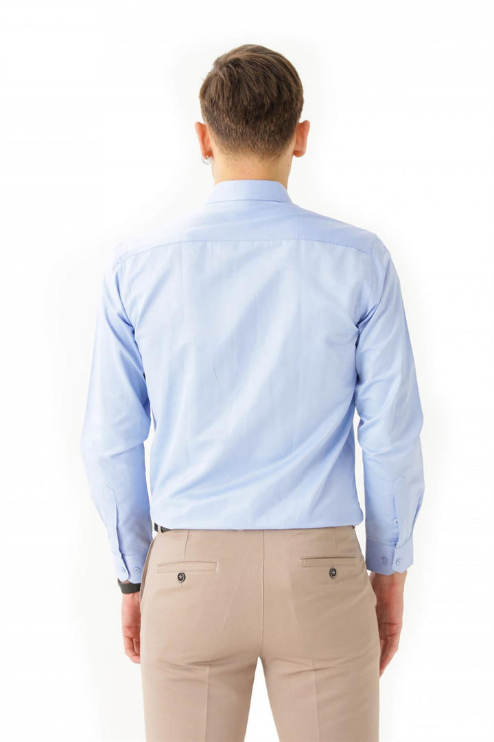 MPL Men's Long Sleeve Satin Shirt 2097 - Lierre