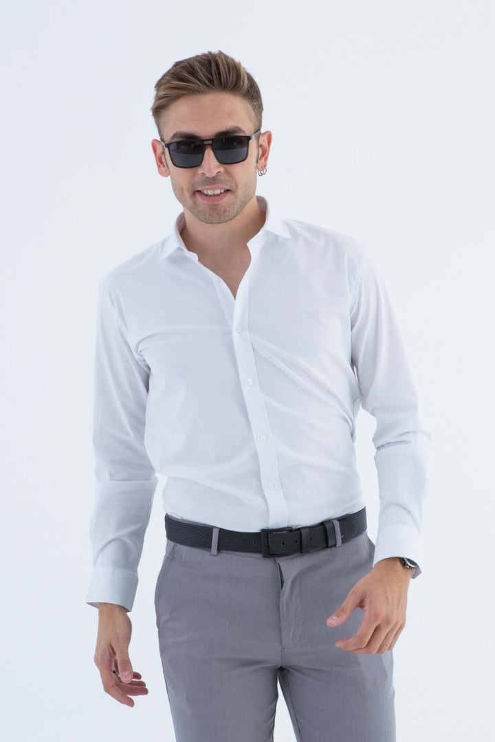 MPL Men's Long Sleeve Slimfit Shirt 2144 - Valle de Santiago